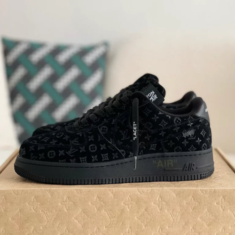 Louis Vuitton x Nike Air Force 1 Low ‘Triple Black’