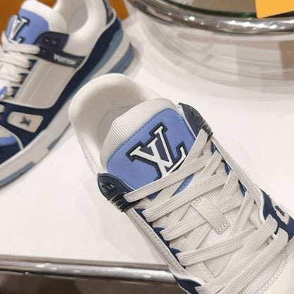 Louis Vuitton LV Trainer “Blue Beige”