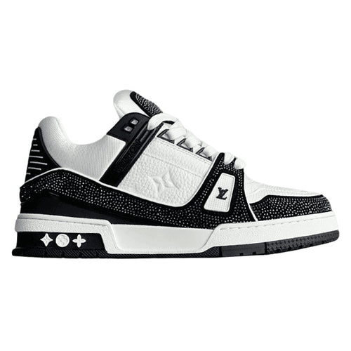 Louis Vuitton LV Trainer Sneaker Denim Monogram Black Diamond