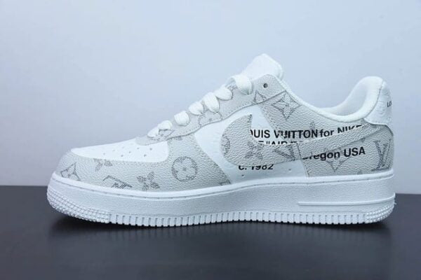 Louis Vuitton x Nike Air Force 1 Low ‘By Virgil Abloh White Gray’