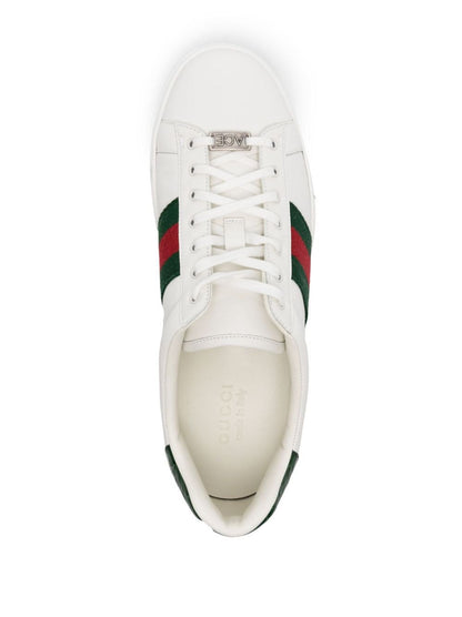 Men’s Gucci Ace Leather Sneakers