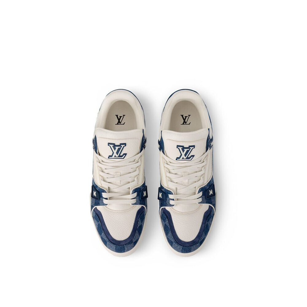 Louis Vuitton LV Trainer Sneaker ‘Damier Denim Blue’