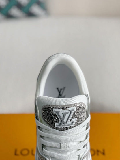 Louis Vuitton LV Trainer Sneaker ‘Denim Monogram Grey Diamond’