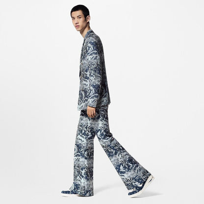 Louis Vuitton LV Trainer Sneaker ‘Damier Denim Blue’